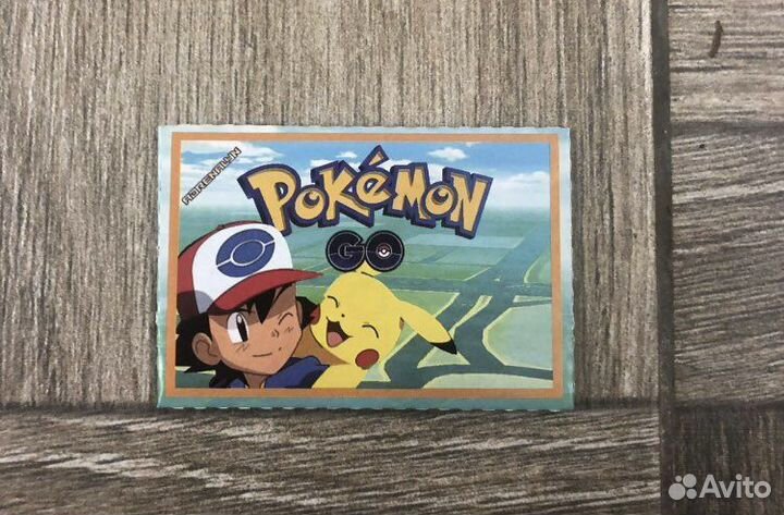 Фишки жвачка вкладыши покемон pokemon