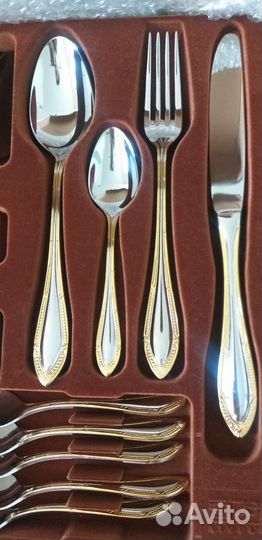 Набор столовых приборов новый 36предметоа