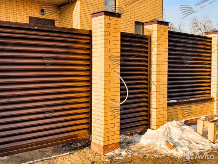 Забор-жалюзи