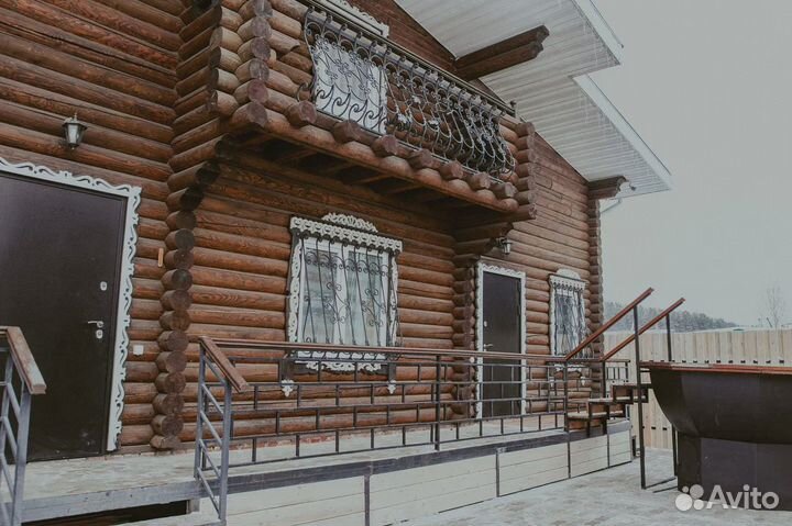 Отдых за городом с русской баней и бассейном