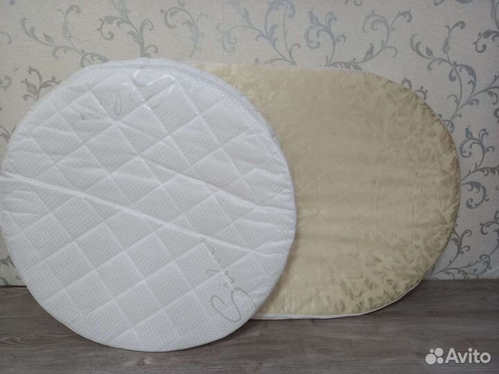 Матрас детский овальный(б/у) + круглый (новый)