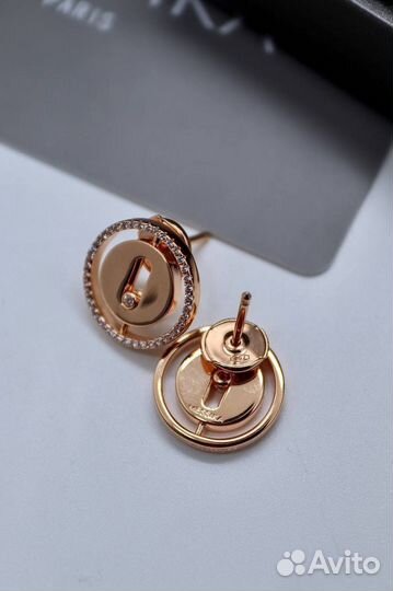 Серьги золотые Messika