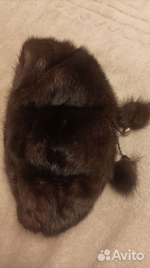 Шапка норковая женская 58 размер