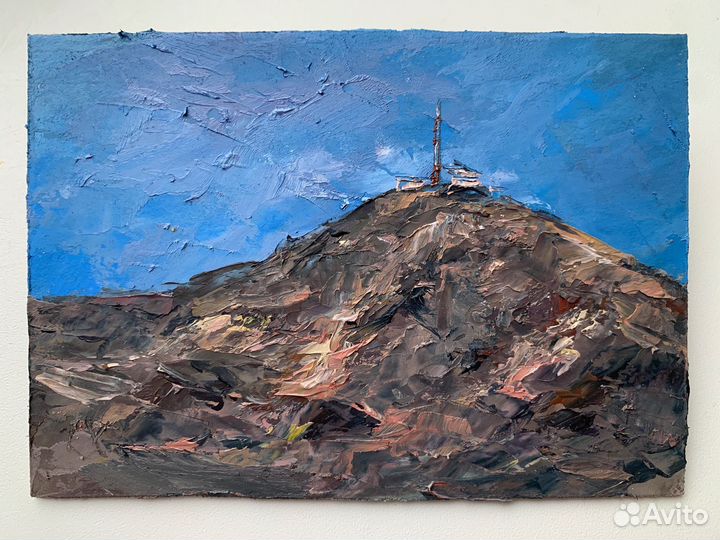 Картина гора Машук Пятигорск 9*13 см