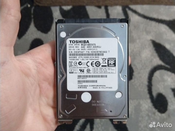 Жесткий диск для ноутбука