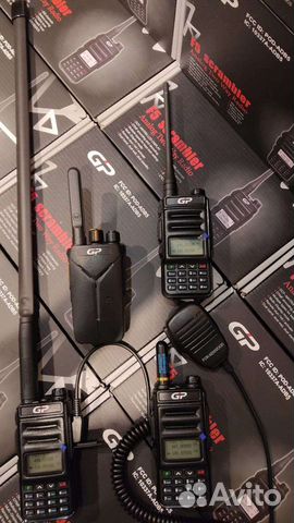 Рация GP F5 scrambler до 20w VHF+UHF C-type объявление продам