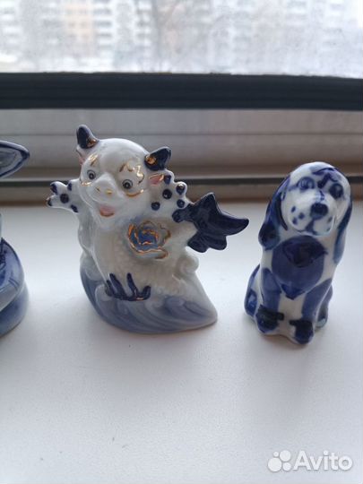 Фигурки Гжель