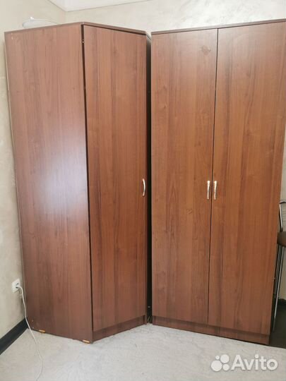 Шкаф угловой бу и с распашной дверью 2 шт