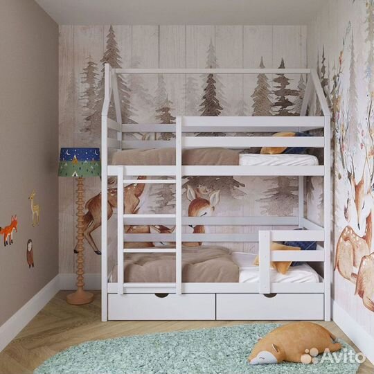 Кровать детская Двухъярусная