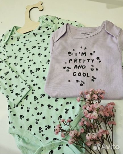 Боди для девочки 62 68