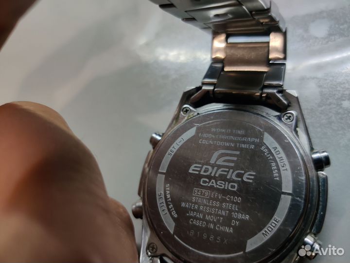 Часы Casio edifice efv-c100
