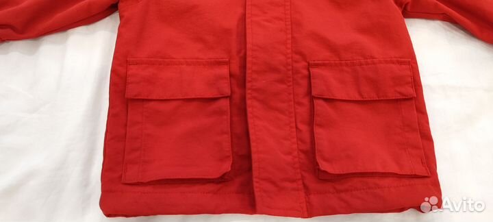 Куртка детская ветровка 74 80 Timberland красная