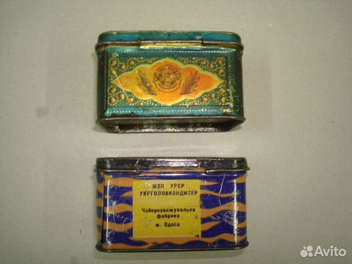 Банки от чая жестяные