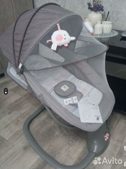 Электрокачелий шезлонг mastela 3 в 1