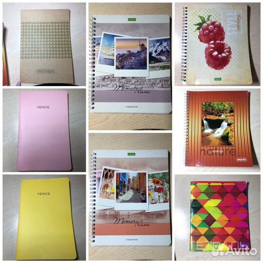 Тетради и блокноты в клетку