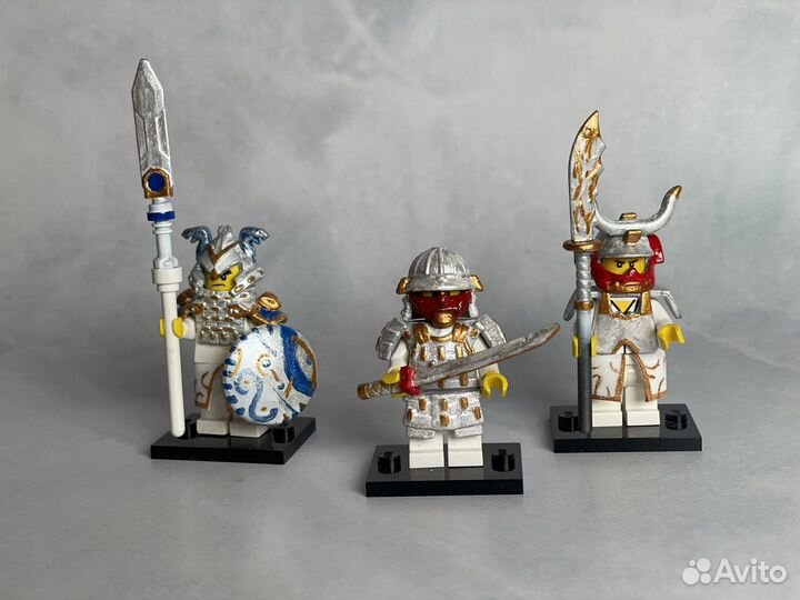 Лего Три Серебряных Самурая - охотники на нежить