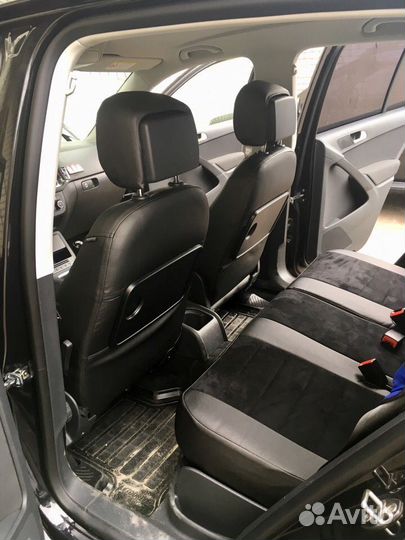 Авточехлы с алькантарой на Tiguan 1 от Автопилот