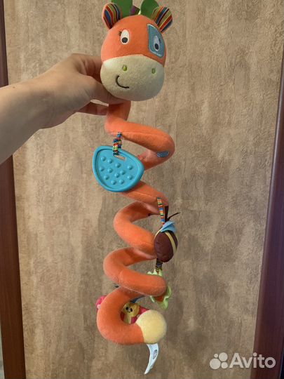 Игрушка подвеска в коляску/кроватку, спираль