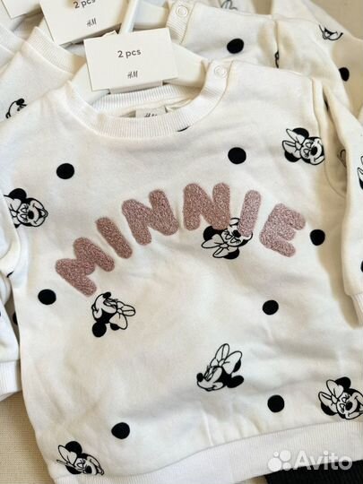 Комплект для девочки H&M Minnie 68,74,80