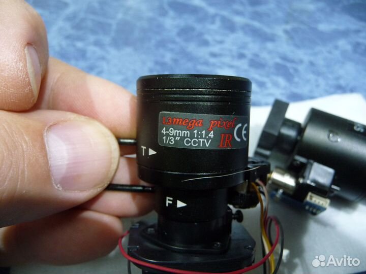 Объектив камеры видеонаблюдения
