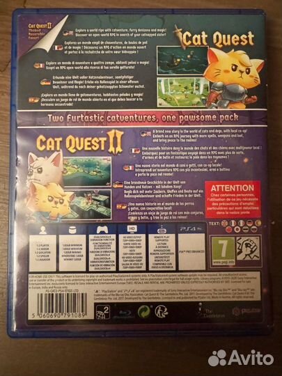 Cat Quest & Cat Quest 2: Pawsome Pack PS4, русские