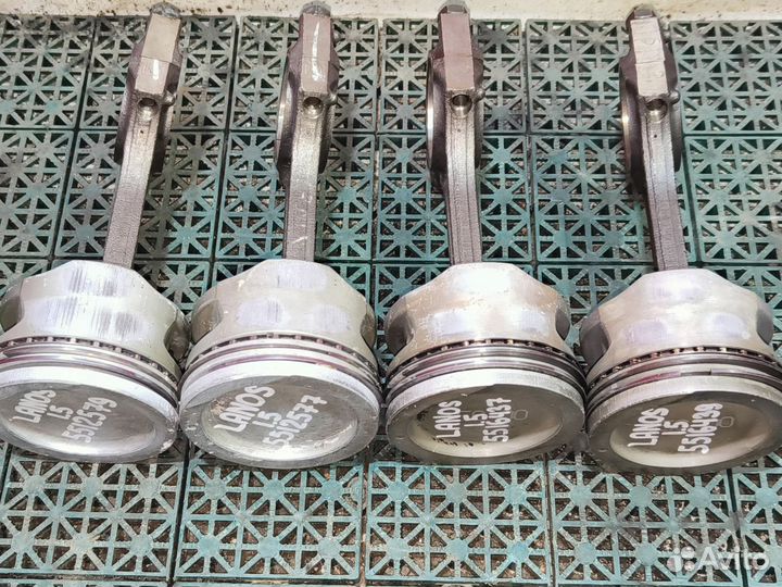 Пopшень c шатуном Сhevrоlеt Lаnоs 1.5