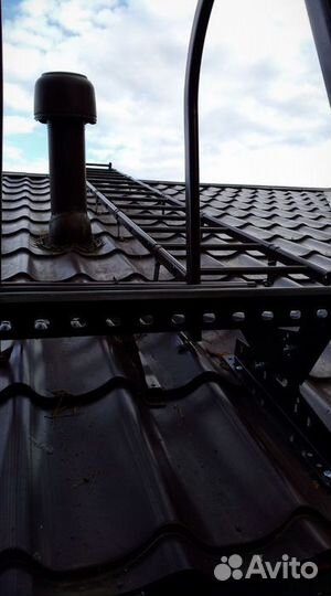 Лестница на скатной кровле