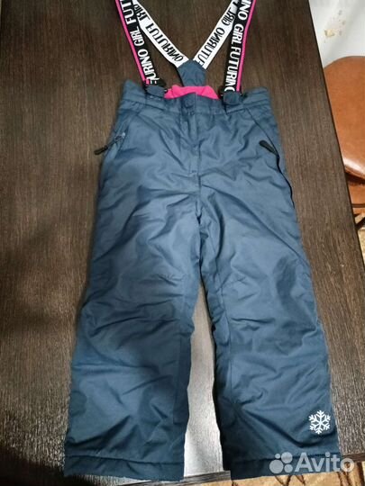 Зимние брюки для девочки