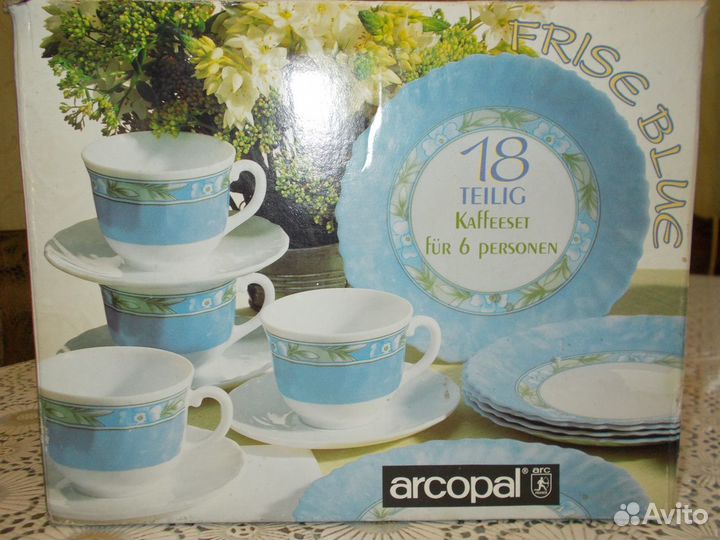 Кофейный/чайный сервиз 18 предметов
