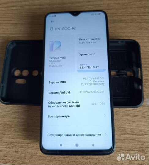 Телефон Xiaomi redmi note 8 pro 128 Гб зелëный