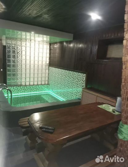 Баня на дровах с бассейном. Веники(платно )