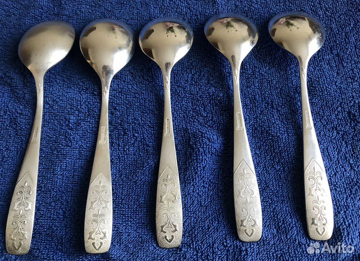 Столовые ложки мельхиор СССР
