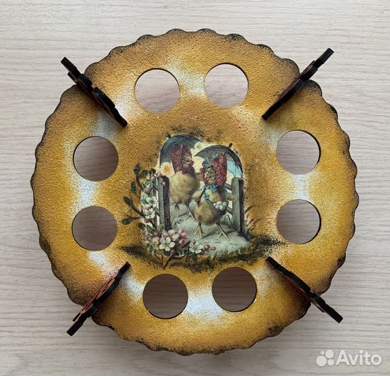 Подставка для яиц и кулича.Ваза для фруктов