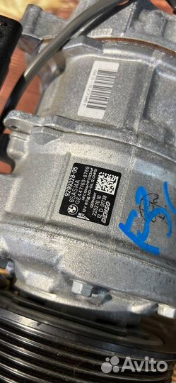 Компрессор кондиционера BMW 4 F32/F33/F36 рест