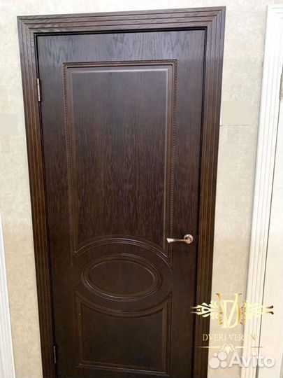 Дверь межкомнатная Престиж каштан