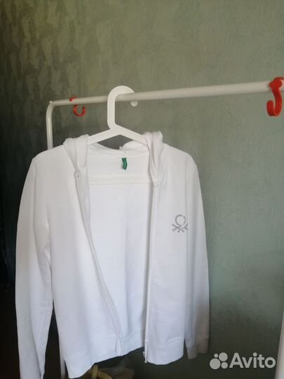 Толстовка Benetton XS, polo Asics XS