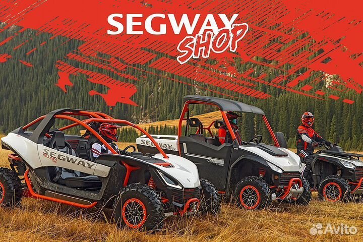 Квадроцикл Segway snarler AT6 SE бело-красный