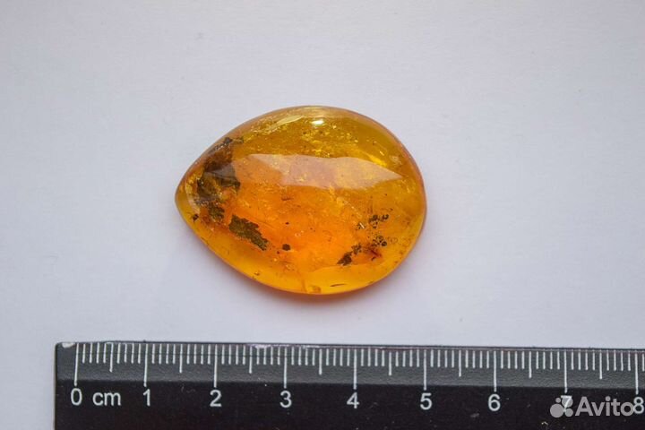 Янтарь кабашоны