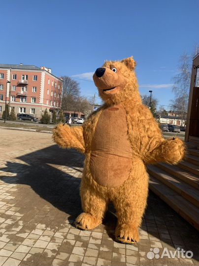 Поздравление от большого мишки