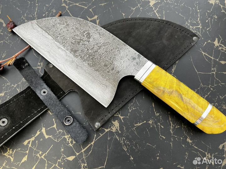 Сербский нож дамаск