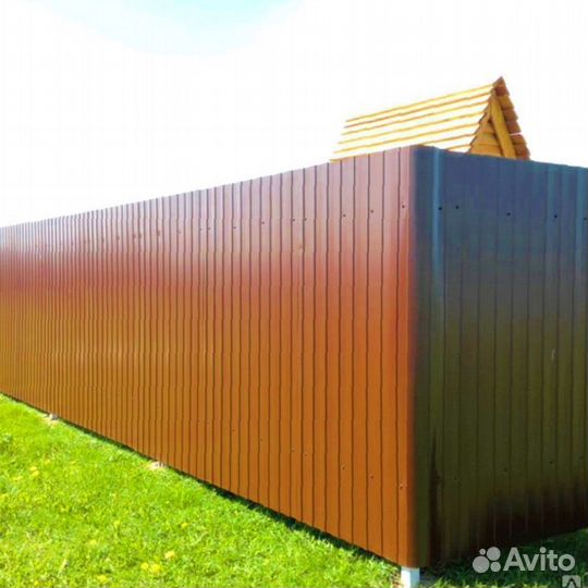 Забор из профнастила