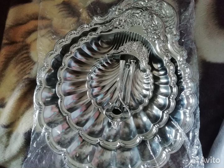 Ваза-поднос для фруктов Германия 3 яруса