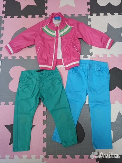 Пакет вещей для девочки 2-3года