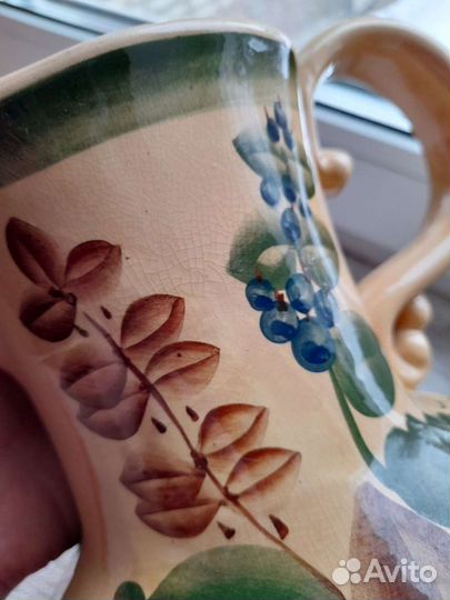 Кувшин большой/керамика/роспись