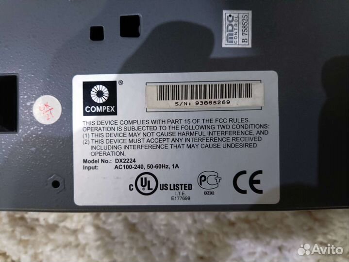 Коммутатор Compex DX-2224 и patch panel