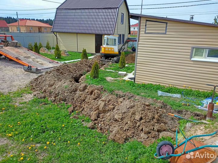 Мини экскаватор, ямобур