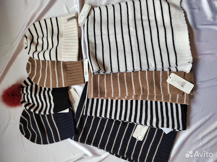 Шапка и шарф женские