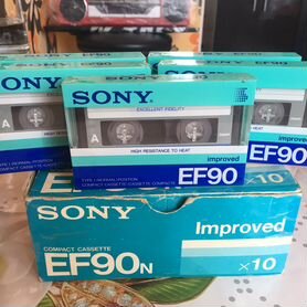 Аудио кассеты sony EF90 из 80х Япония