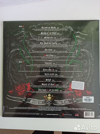 Scorpions - Sting In The Tail (LP) винил