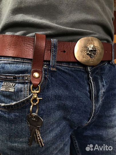 Мужской кожаный ремень. Лучший подарок